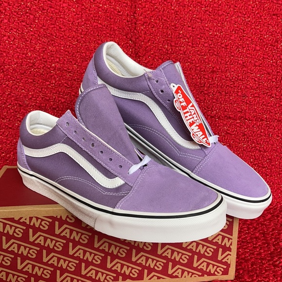Vans Old Skool Chalk Violet/True White MENS - Picture 5 of 16